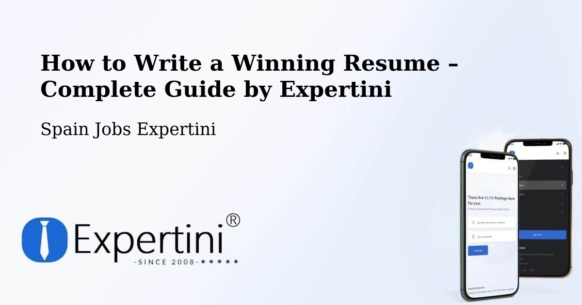 Resume Writing Guide for Job Seekers – Humanes - Humanes, Spain Jobs Expertini
